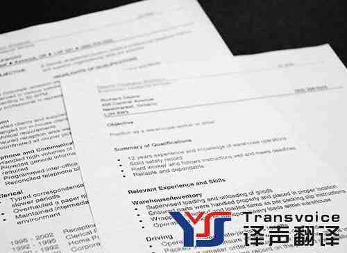 哪有專業(yè)的簡歷翻譯 哪有專業(yè)的簡歷翻譯