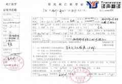 居民死亡醫(yī)學(xué)證明書翻譯公司