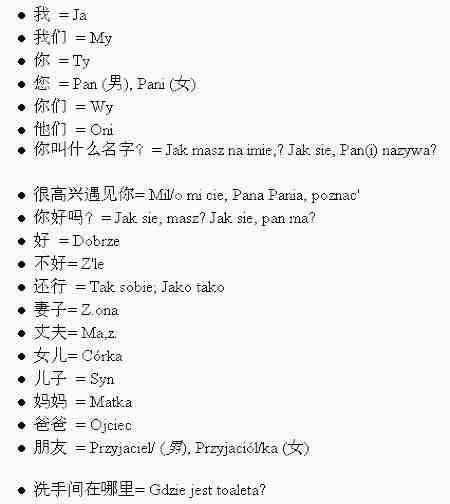 ［波蘭語翻譯］基本詞匯(圖2)